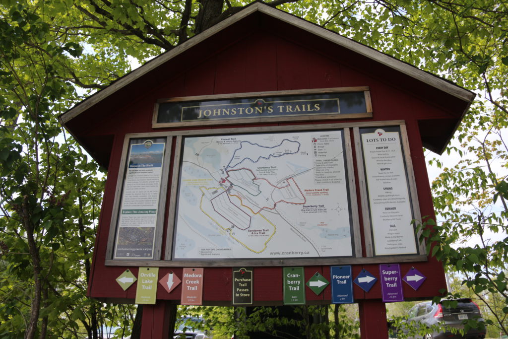 Johnston's Trails Map