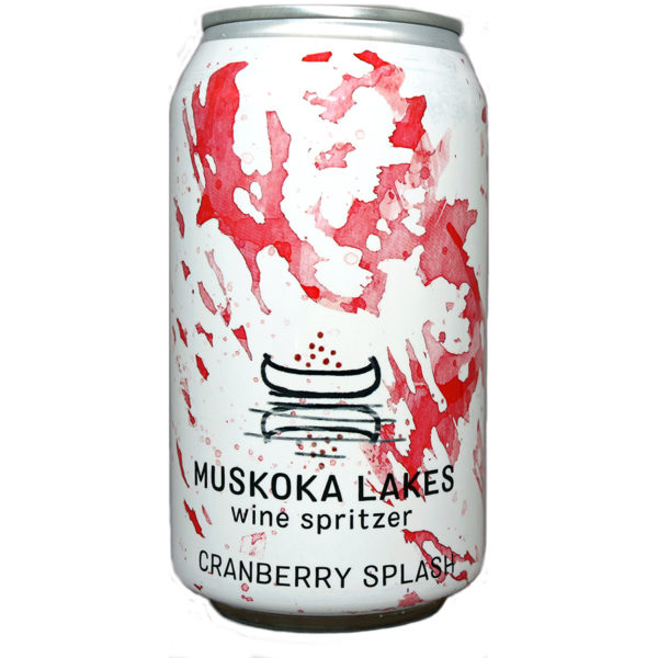 can of Muskoka Lakes Cranberry Splash Wine Spritzer