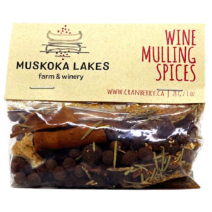 bag of mulling spices from muskoka lakes farm and winery