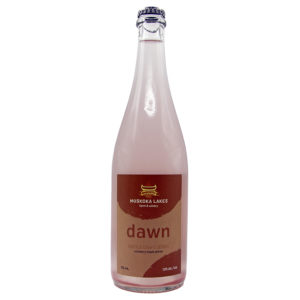 bottle of Dawn a cranberry maple seltzer